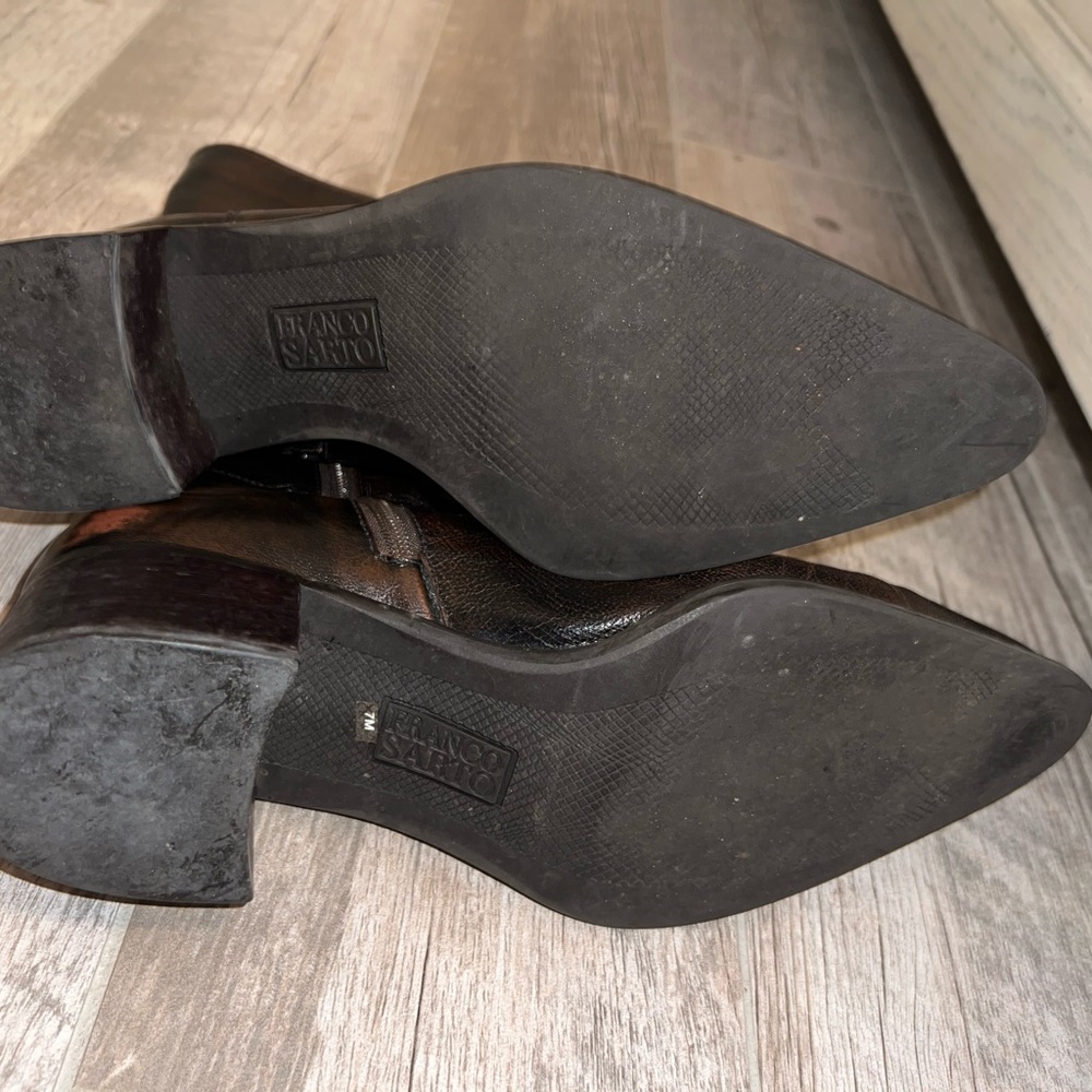 Brown Leather Boots - Picture 4 of 4